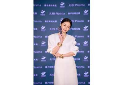 徐若瑄代言JUBI 離子束時光機-2。智必立生醫提供